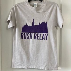 Georgetown University Relay for Life Cancer Short Sleeve Cotton T Shirt
